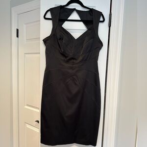 Jessica Simpson Black Sleeveless Midi Dress